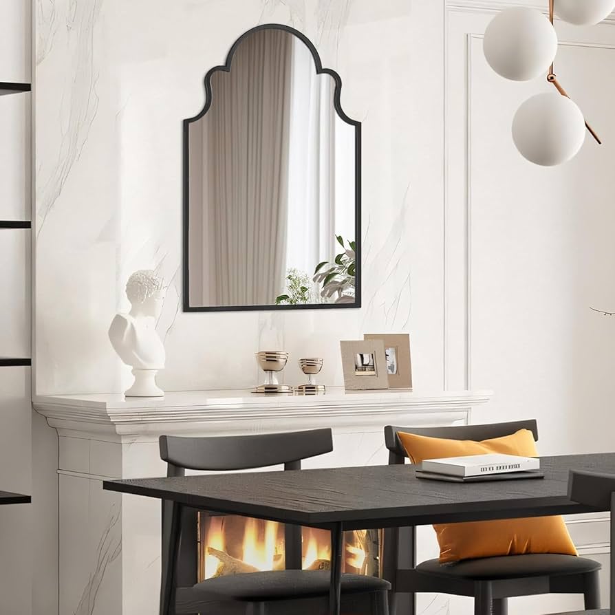 Amazon.com: NXHOME Black Bathroom Mirror 36